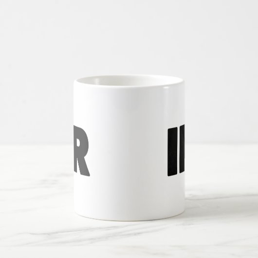 IKR | Text Slang Kaffeetasse (Mittel)