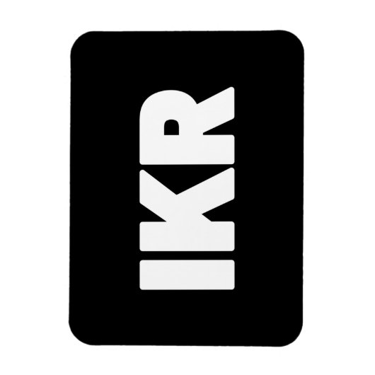 IKR | Text Slang Magnet (Vertikal)