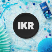 IKR | Text Slang Pappteller (Party)