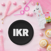 IKR | Text Slang Pappteller (Party)