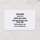 IKR | Text Slang Visitenkarte (Rückseite)