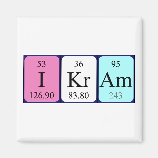 Ikram Periodenmagnet Magnet (Vorne)
