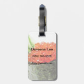 Ikura (Lachsrogen) Gunkan Maki Sushi Gepäckanhänger (Rückseite vertikal)