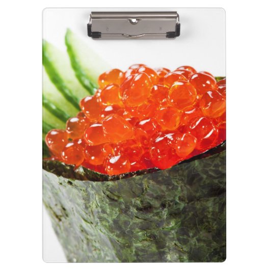 Ikura (Lachsrogen) Gunkan Maki Sushi Klemmbrett (Vorderseite)