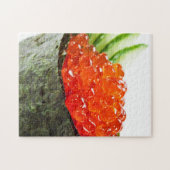 Ikura (Lachsrogen) Gunkan Maki Sushi Puzzle (Horizontal)