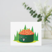 Ikura Sushi Postkarte (Stehend Vorderseite)