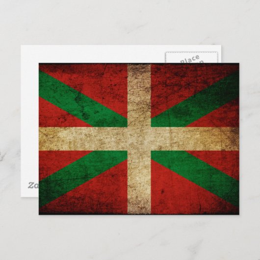 Ikurriña antigua postkarte (Vorne/Hinten)