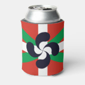 Ikurrina mit Lauburu-Symbol Dosenkühler (Kanne Rückseite)