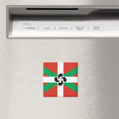 Ikurriña mit Lauburu-Symbol Magnet (In Situ (Geschirrspüler))