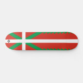 Ikurriña mit Lauburu-Symbol Skateboard (Horizontal)
