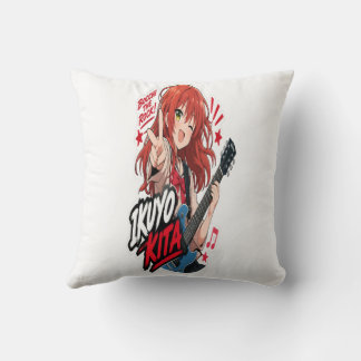 : Ikuyo Kita Anime Gitarre Aufkleber | Rockmusik Kissen