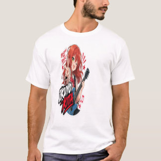 : Ikuyo Kita Anime Gitarren-Aufkleber | Rockmusik T-Shirt