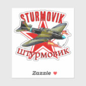 IL 2 STURMOVIK AUFKLEBER (Blatt)