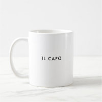 Il Capo | Der Boss | Tasse für den italienischen K