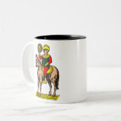 Il cavaliere di denari zweifarbige tasse (Vorderseite Links)