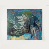 Il corvo wandteppich (Vorderseite (Horizontal))