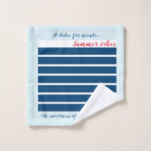 "Il Dolce Far Niente" Badhandtuch Set (Waschlappen)