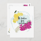 Il dolce far niente postkarte (Vorne/Hinten)