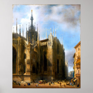 Il Duomo Dalla Corsia Dei Servi von Luigi Bisi Poster