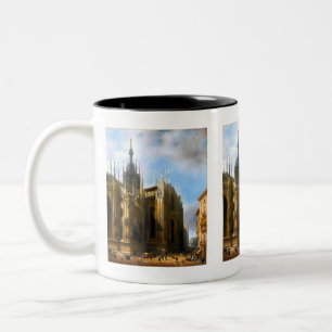 Il Duomo Dalla Corsia Dei Servi von Luigi Bisi Zweifarbige Tasse