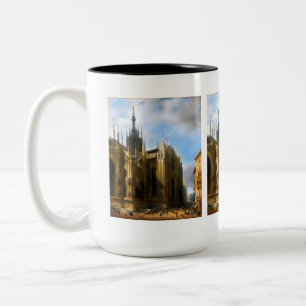 Il Duomo Dalla Corsia Dei Servi von Luigi Bisi Zweifarbige Tasse