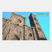 Il Duomo di Firenze Rechteckiger Aufkleber (Vorderseite)