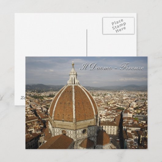 Il Duomo - Firenze Postkarte (Vorne/Hinten)