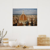 Il Duomo - Florenz Poster (Küche)