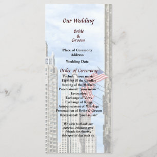 Il - Flaggen entlang Michigan Ave Chicago Programm