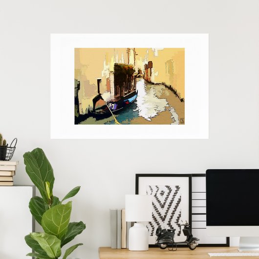 il gondoliere poster (Heimbüro)