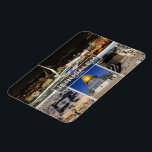 IL Israel - Jerusalem - Magnet<br><div class="desc">Hier finden Sie das Andenken Ihres Urlaubs. Diese Kategorie enthält Kühlschrankmagnete von vielen Orten. Dieses Bild enthält eine Darstellung der folgenden Orte: Jerusalem Israel - Kuppel des Felsens - Kirchturmbrücke - Western Mauer - Tempelberg - Altstadt von Jerusalem Al-Qibli Kapelle. Beeindrucken Sie Freunde und Familie mit einzigartigen Souvenirs von der...</div>