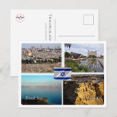 IL Israel - Jerusalem Tel Aviv - Totes Meer - Masa Postkarte (Vorne/Hinten)