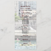 IL - Kajakfahren am Chicago River Wedding Program Programm (Rückseite)