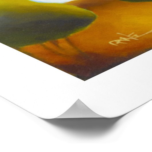 Il laghetto vico a Bonsi Poster (Ecke)