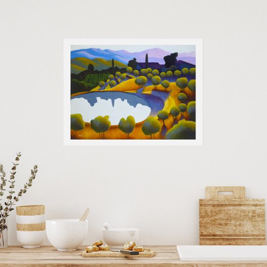 Il laghetto vico a Bonsi Poster (Küche)