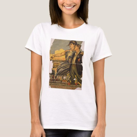 "Il Lavoro"-Arbeit, der neue Zoll T-Shirt (Vorderseite)