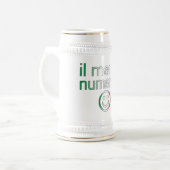 IL Marito Numero 1 - Ehemann der Nr.-1 auf Bierglas (Vorderseite Links)