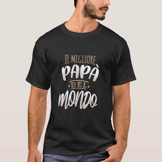 Il miglior papà del mondo T-Shirt (Vorderseite)