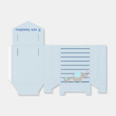 "Il mio bambino/my baby" Gefälligkeitsbox mit Elep Geschenkschachtel (Ungefaltet)