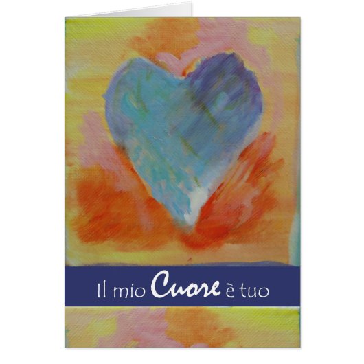 Il mio Cuore e tuo, Mein Herz ist dein Italienisch (Vorne)