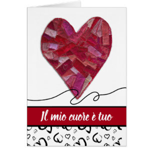 Il mio Cuore e tuo My Heart ist dein Italienisch