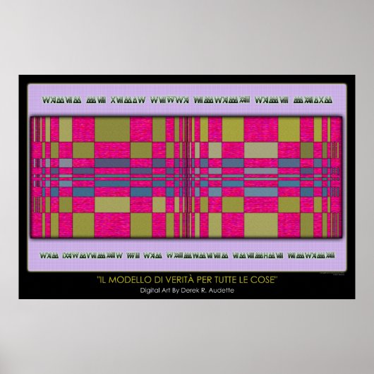 Il Modello di Verita Per Tutte Le Cose Poster (Vorne)