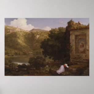 Il Penseroso - Thomas Cole Classic Art Print Poster