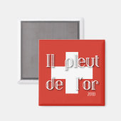 Il pleut de l'or magnet (Vorderseite/Rückseite)
