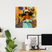  „Il riso del vento“ (Das Lachen des Windes) Poster (Heimbüro)