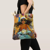 „Il riso del vento“ (Das Lachen des Windes) Tasche (Von Nahem)