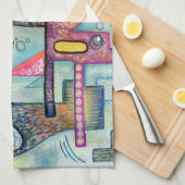 IL Stronzo von Bryn Mawr Geschirrtuch (Viertel Falte)