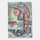 IL Stronzo von Bryn Mawr Geschirrtuch (Vertikal)