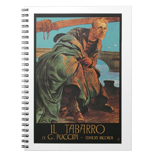 Il Tabarro (Giacomo Puccini) Notizblock (Vorderseite)