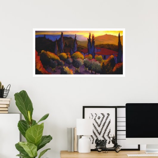 Il tramonto da Casa Cares Poster (Heimbüro)